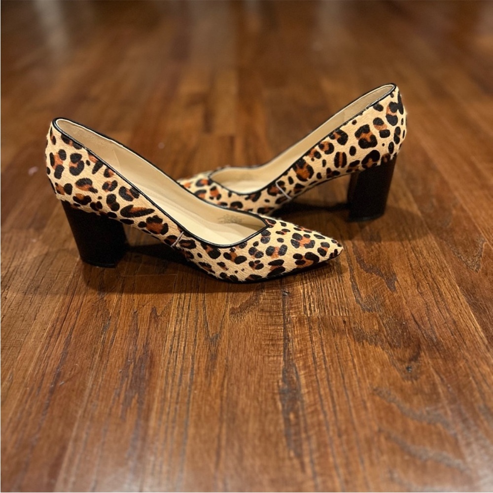 Marc Fisher Animal Print Block Heels